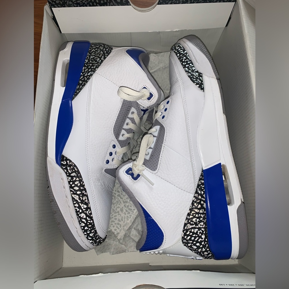 Air Jordan 3 Retro ‘RACER BLUE’Condition: Open Box (never used) - Picture 1 of 4